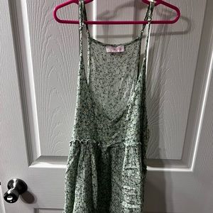 Flowy Racerback itsy floral tank